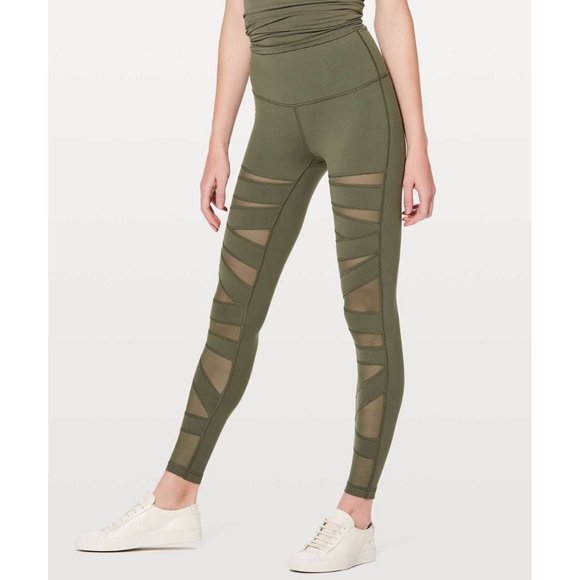 NEW Lululemon Wunder Under Pant (Hi-Rise) *Tech Mesh 4 - Picture 1 of 8